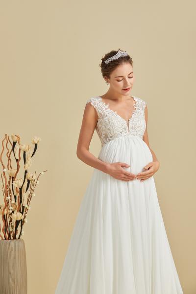 Umstandsbrautkleid  T222023U